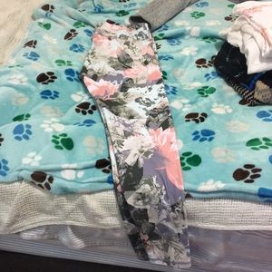 Floral running leggings